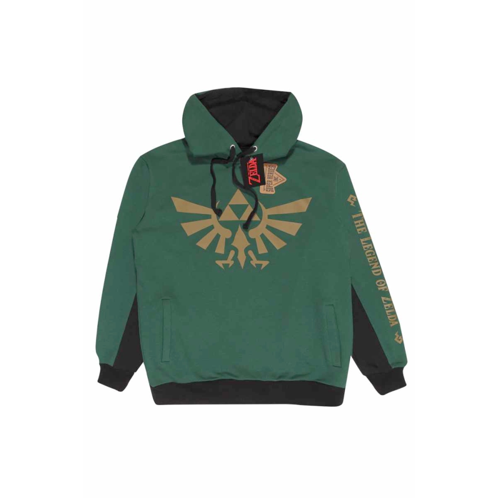 Nintendo The Legend Of Zelda - Hyrule And Symbols Kapuzenpullover/hoodie - Grün